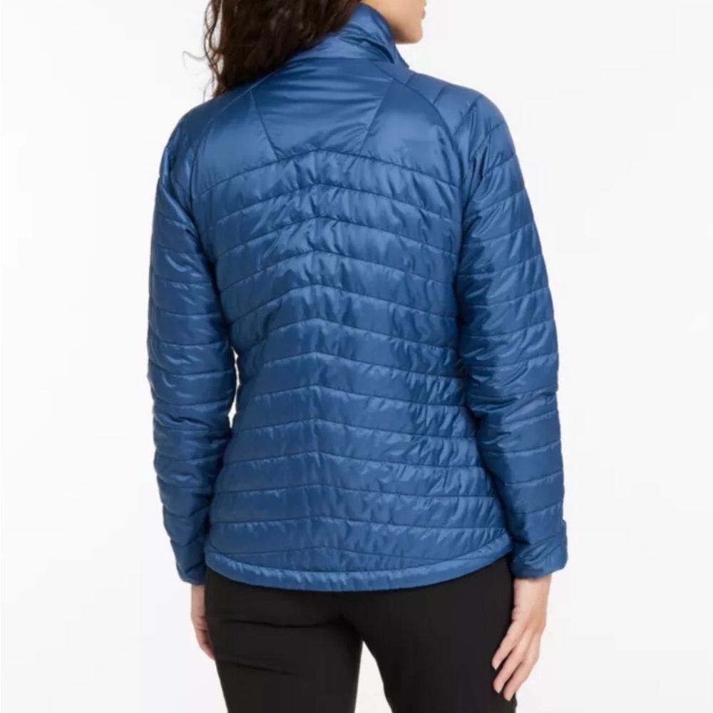 LL BEAN PrimaLoft Packaway Jacket Bright Mariner Item 525719 Women’s XL - Picture 4 of 15